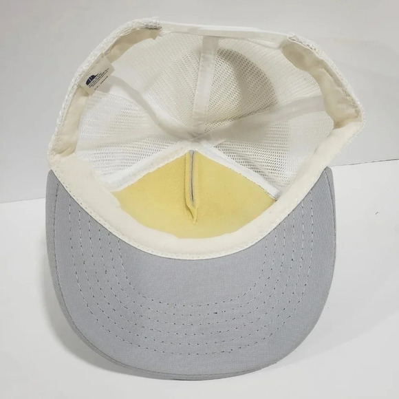 1989 San Juan Alumni Association Mens Gray/White Mesh Snapback Trucker Hat. - Picture 3 of 7